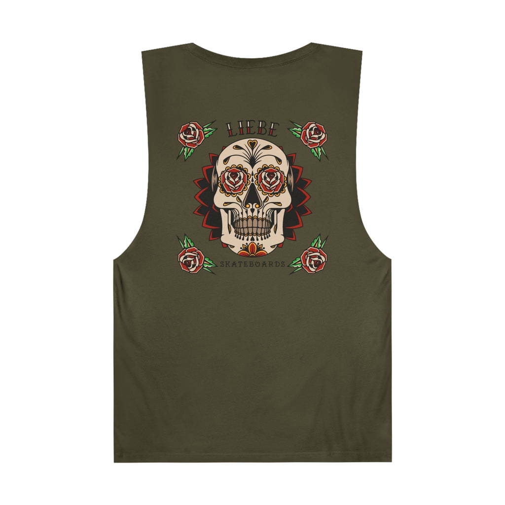 Liebe Calavera Rosa Tank