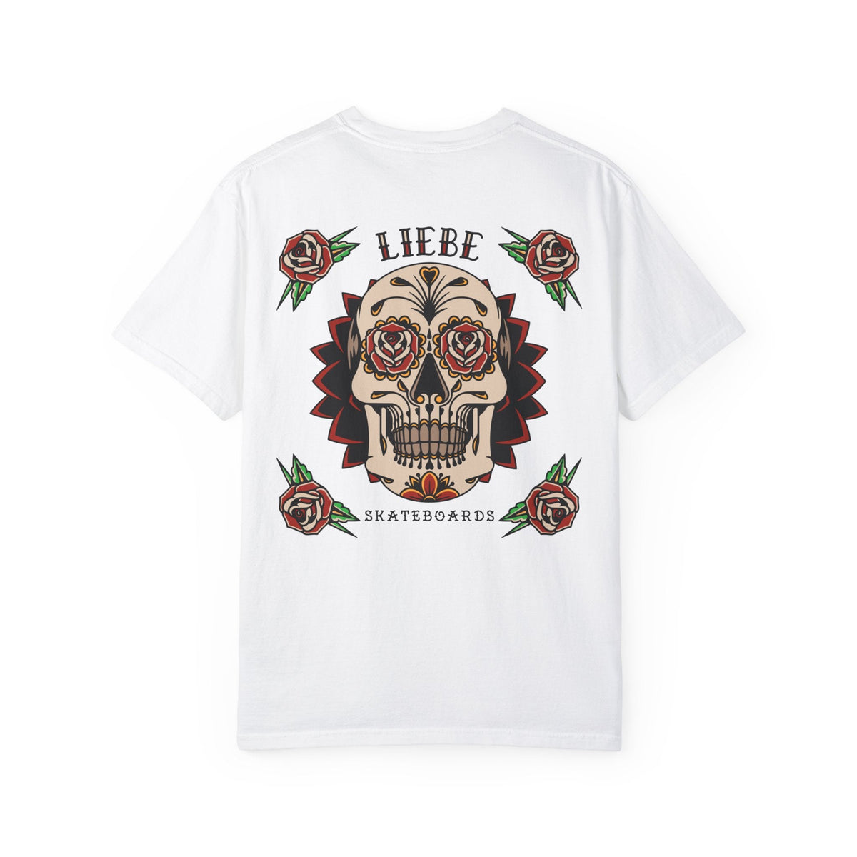 Liebe Calavera Rosa T-Shirt