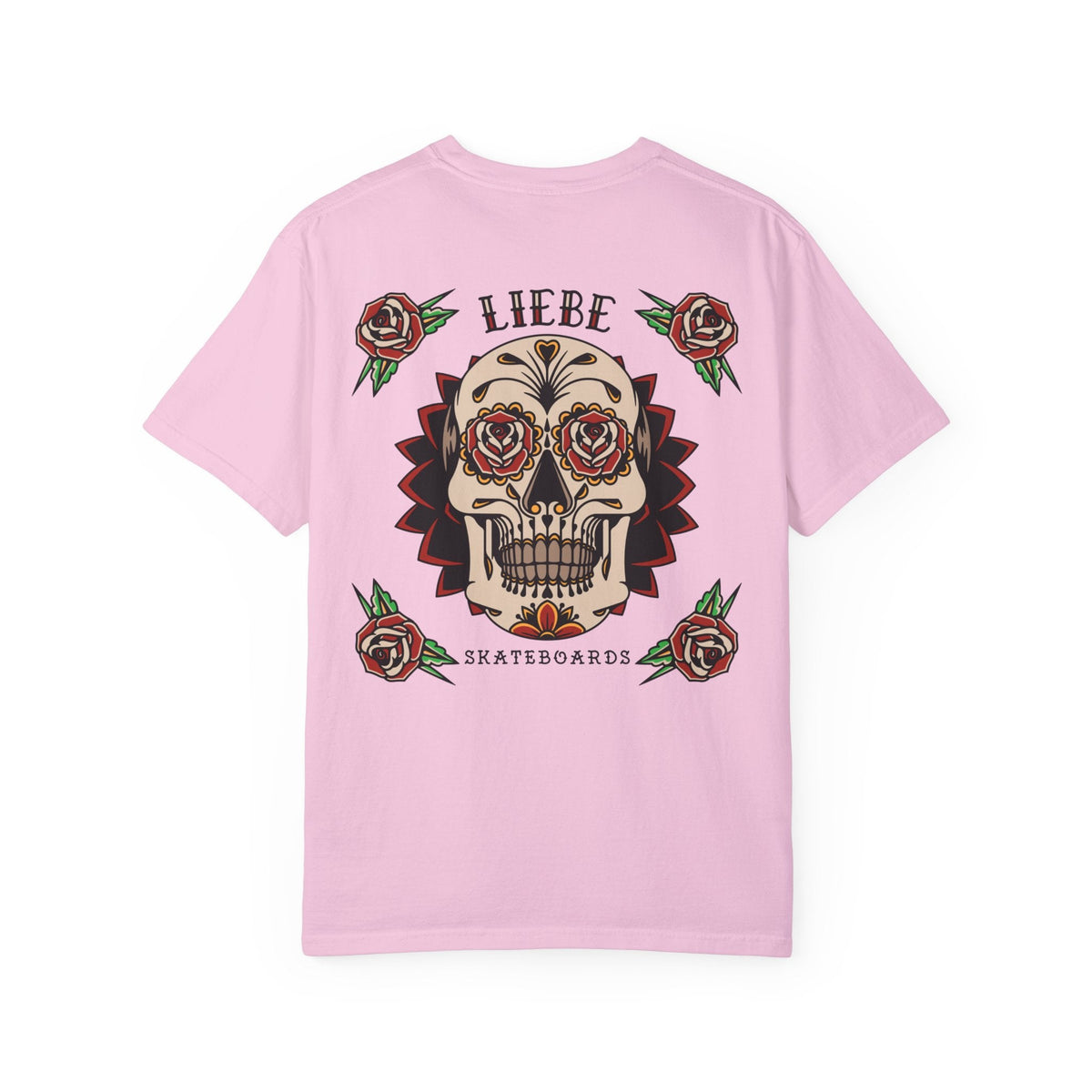 Liebe Calavera Rosa T-Shirt
