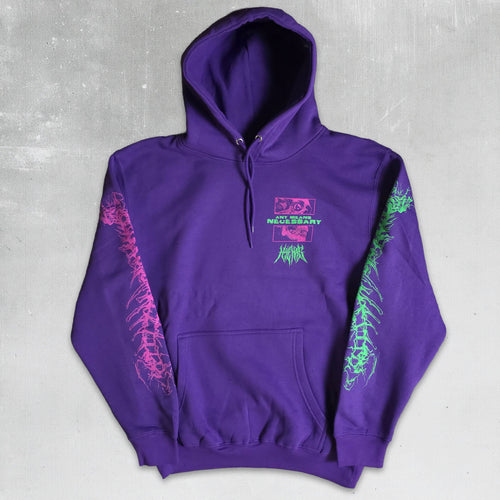 Are We Even Alive Pullover Hoodie Purple