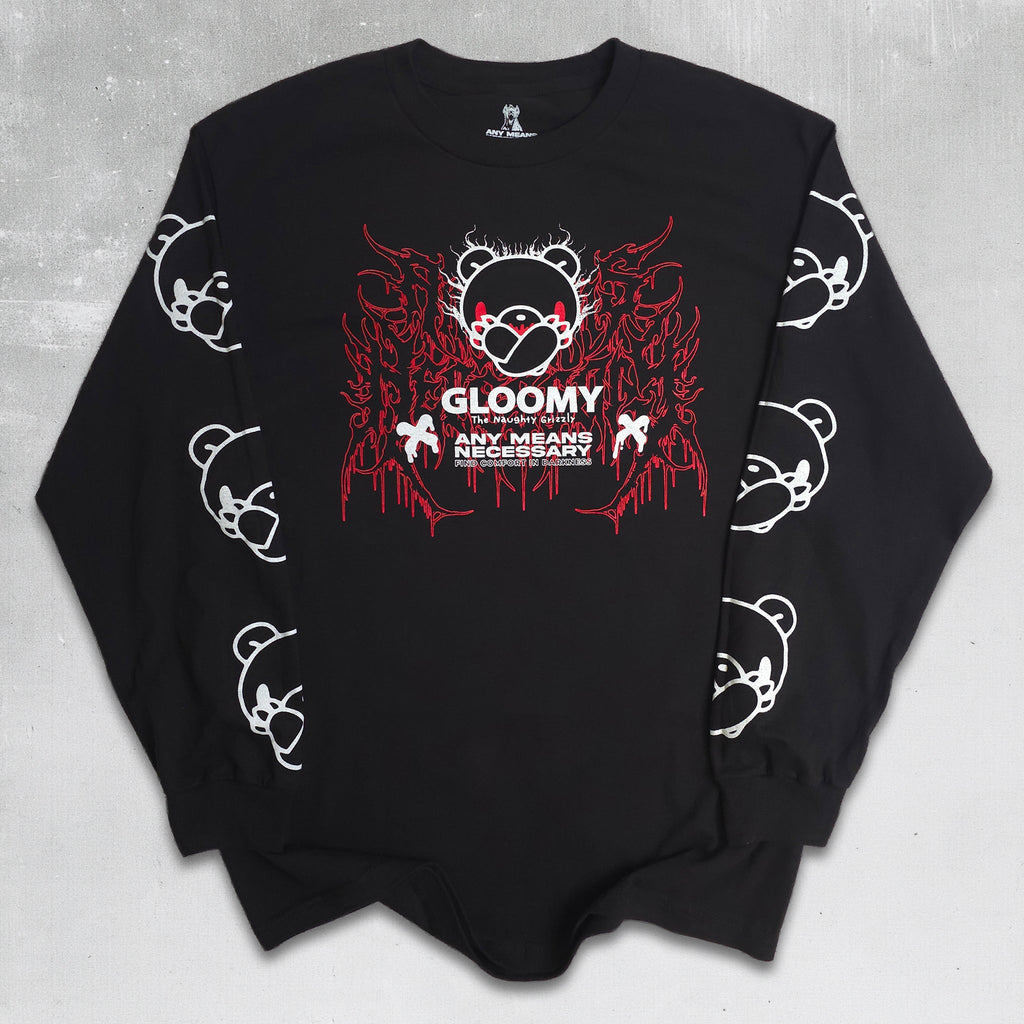 Cross Arms Long Sleeve T-Shirt