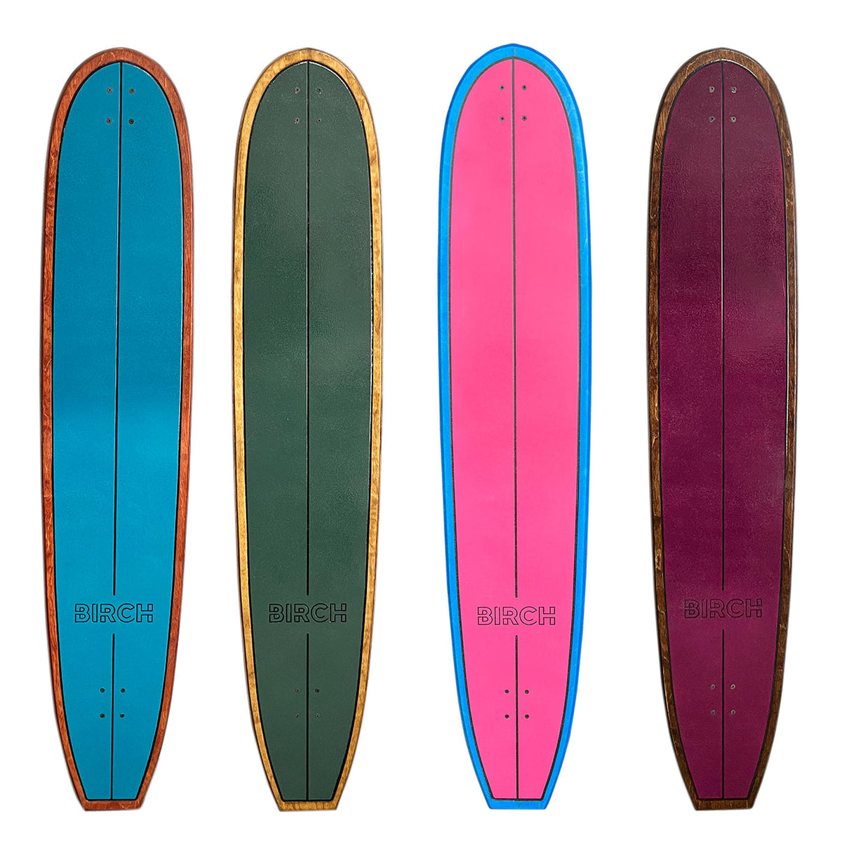 BIRCH 60" LOG Longboard Cruiser Skateboard - Complete Setup or Deck Only