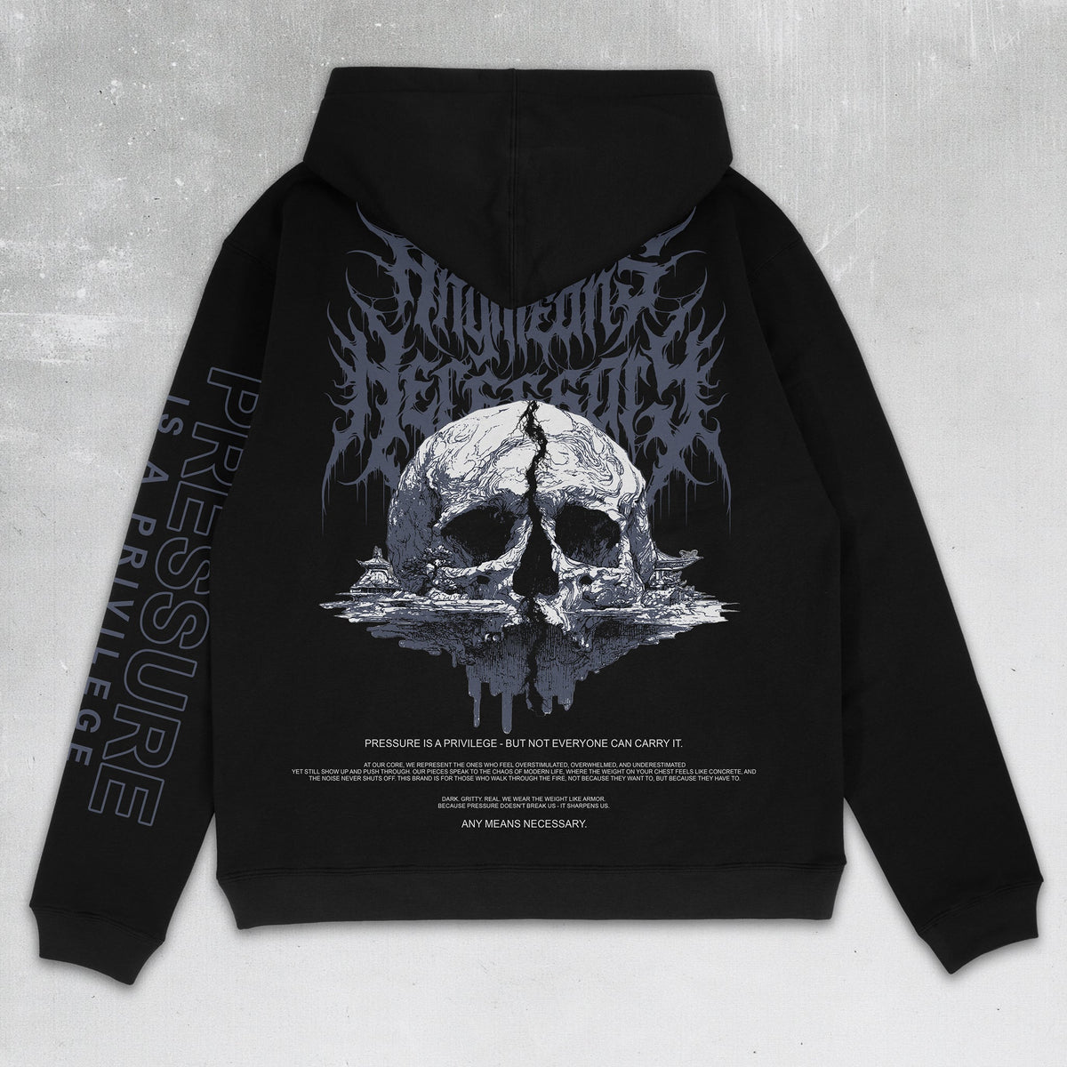 Pressure Pullover Hoodie Black