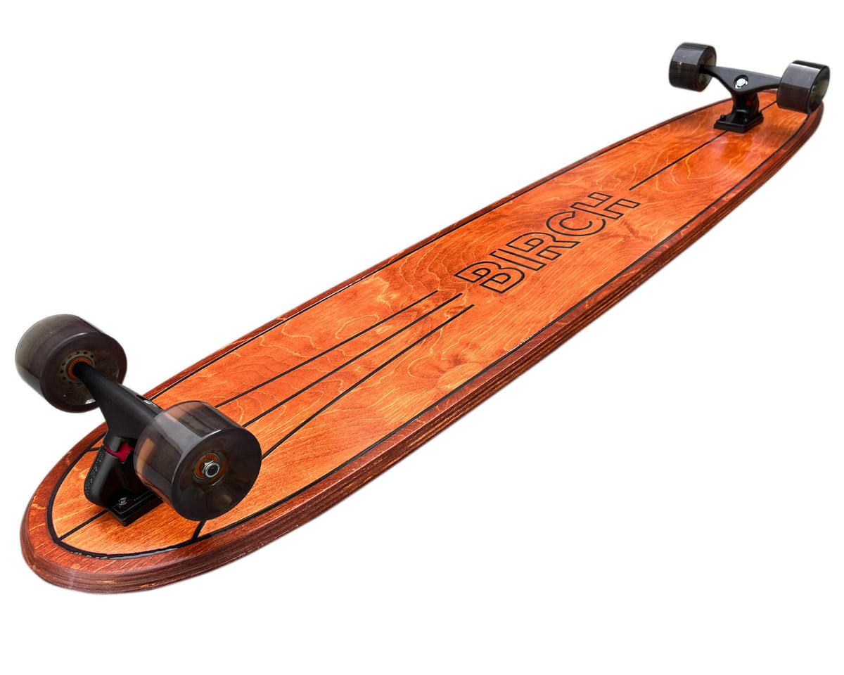 BIRCH 60" LOG Longboard Cruiser Skateboard - Complete Setup or Deck Only