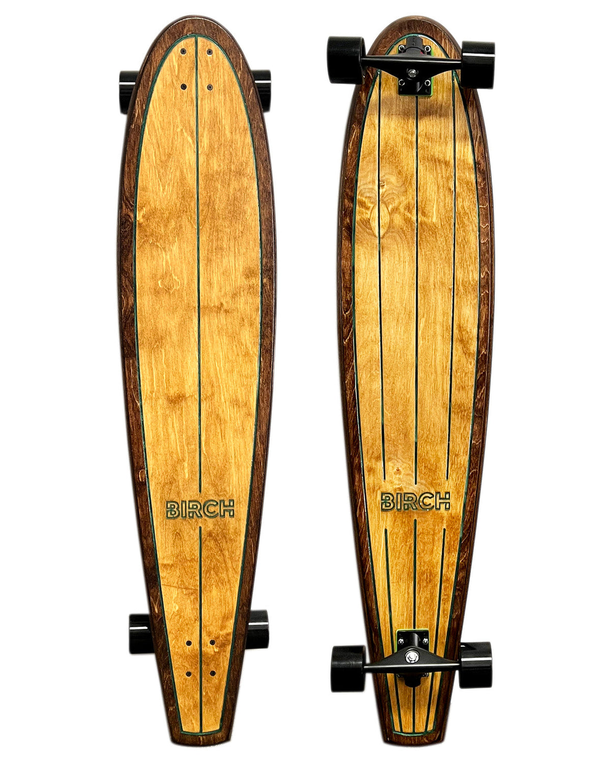 BIRCH 48" Classic Cruiser: Classic Retro Longboard Skateboard