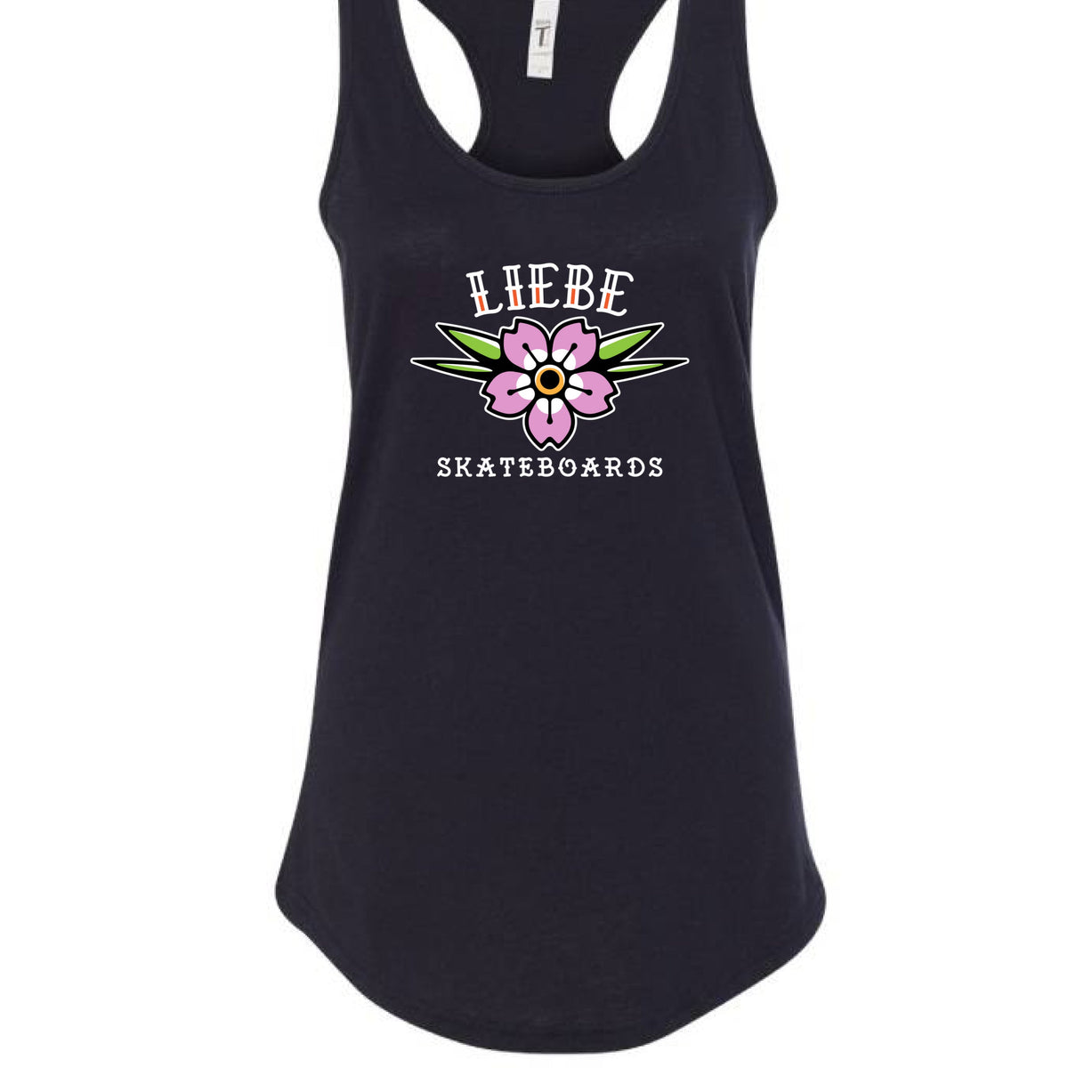 Liebe Cherry Blossom Women’s Racerback Tank Top