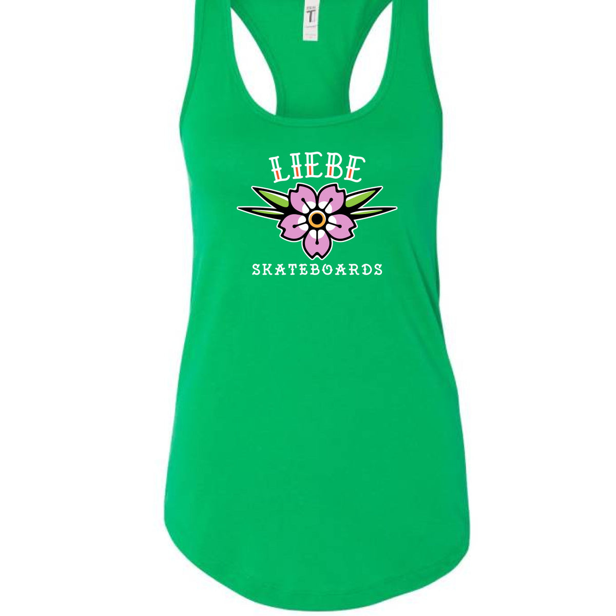 Liebe Cherry Blossom Women’s Racerback Tank Top
