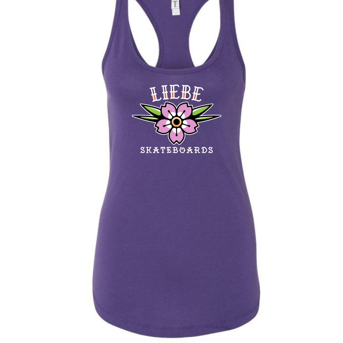 Liebe Cherry Blossom Women’s Racerback Tank Top